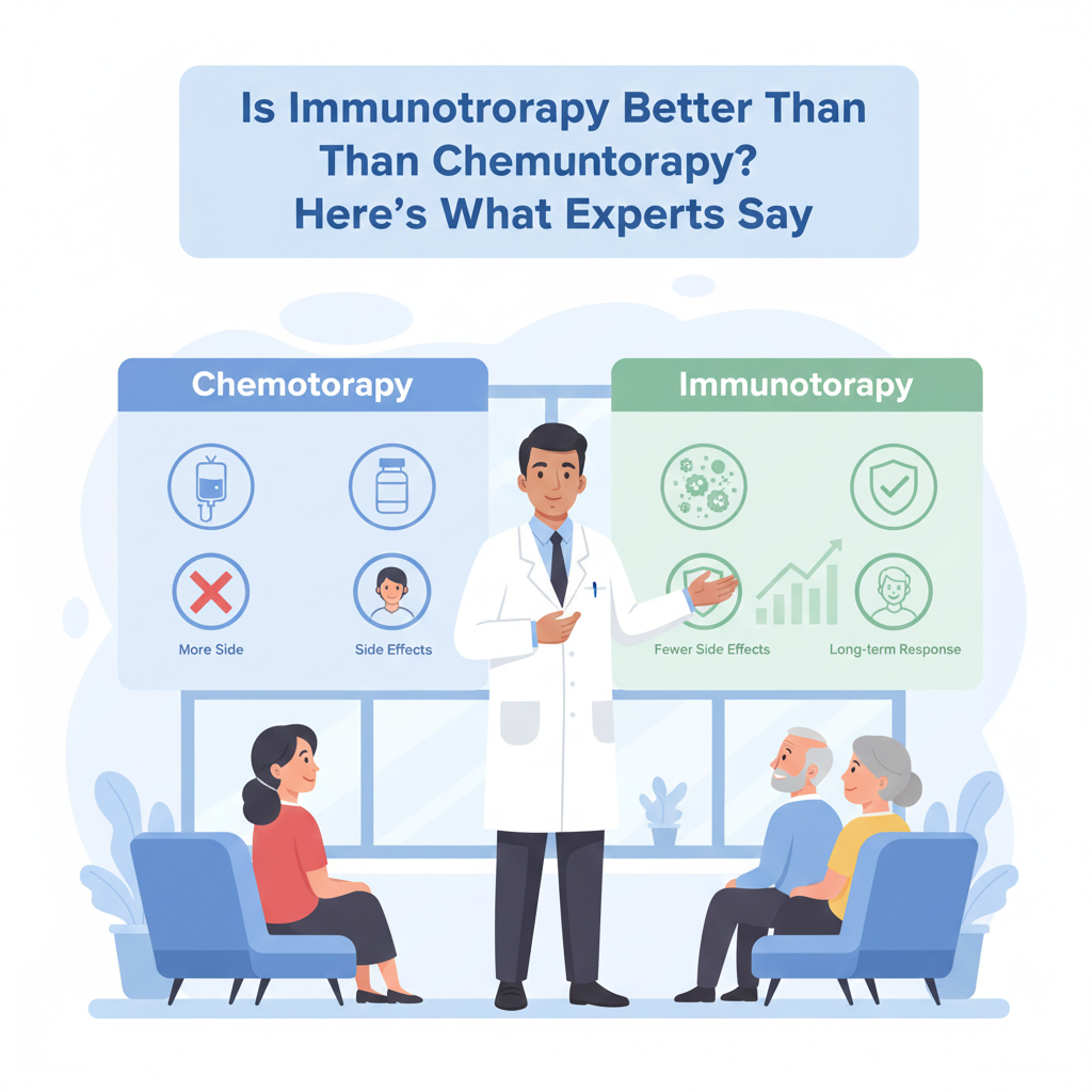 Immunotherapy vs Chemotherapy by Best Oncologist in Lucknow – Dr. Harshvardhan Atreya